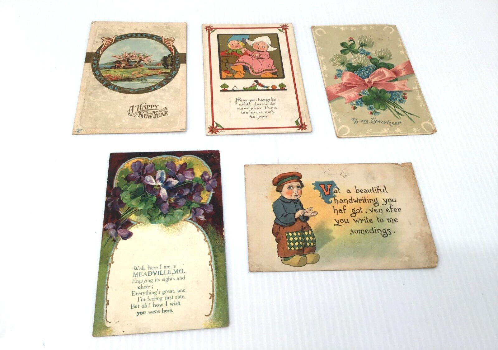 Turn of the Century Holiday Postcards - 5 -