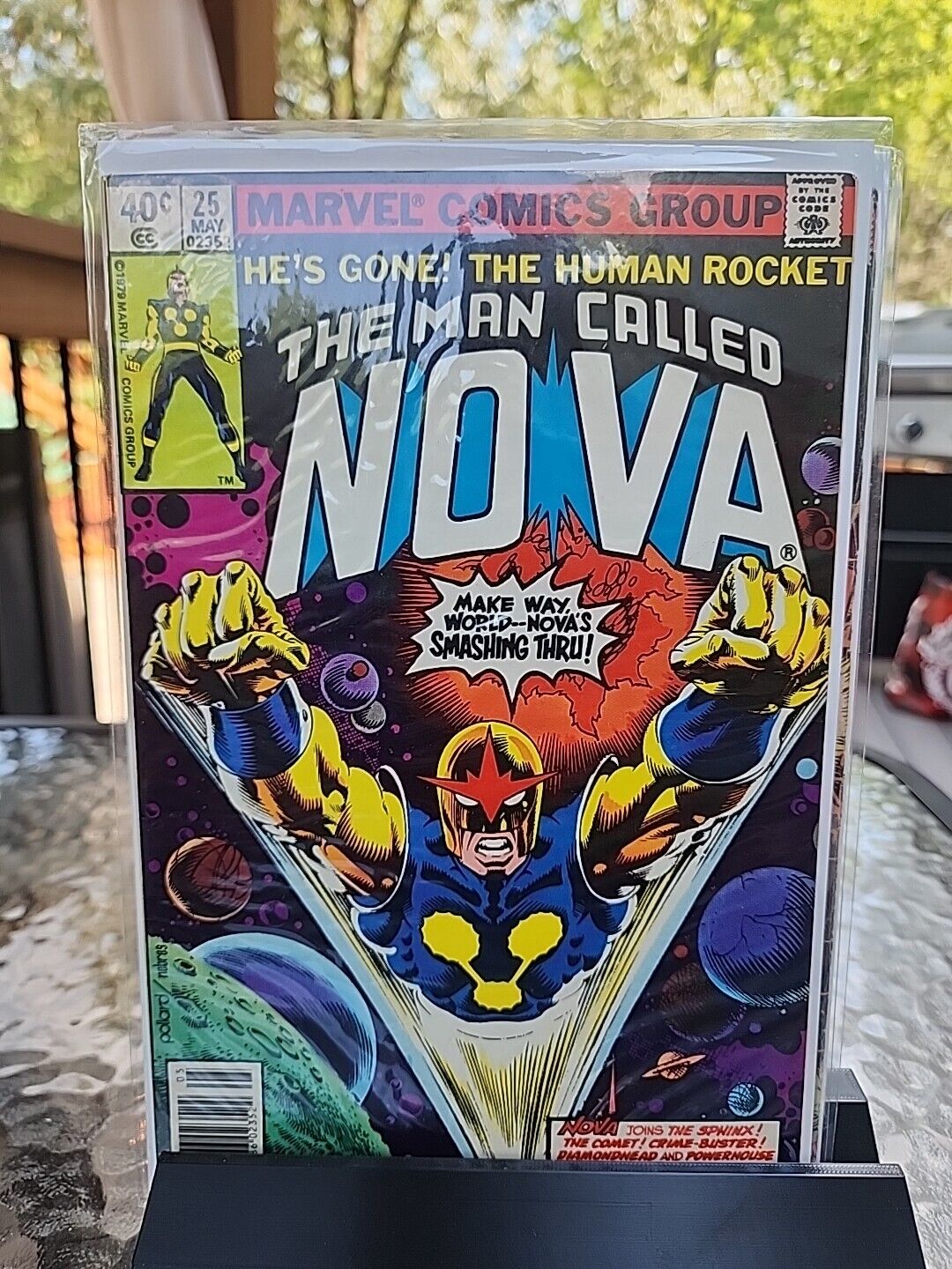 THE MAN CALLED NOVA # 25 LAST ISSUE Vol. 1 FINAL BATTLE SKRULLS VG 1979