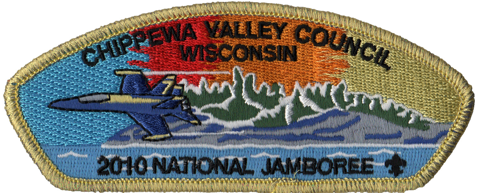 2010 Jamboree Chippewa Valley Council JSP Yellow Bdr (AR1490)