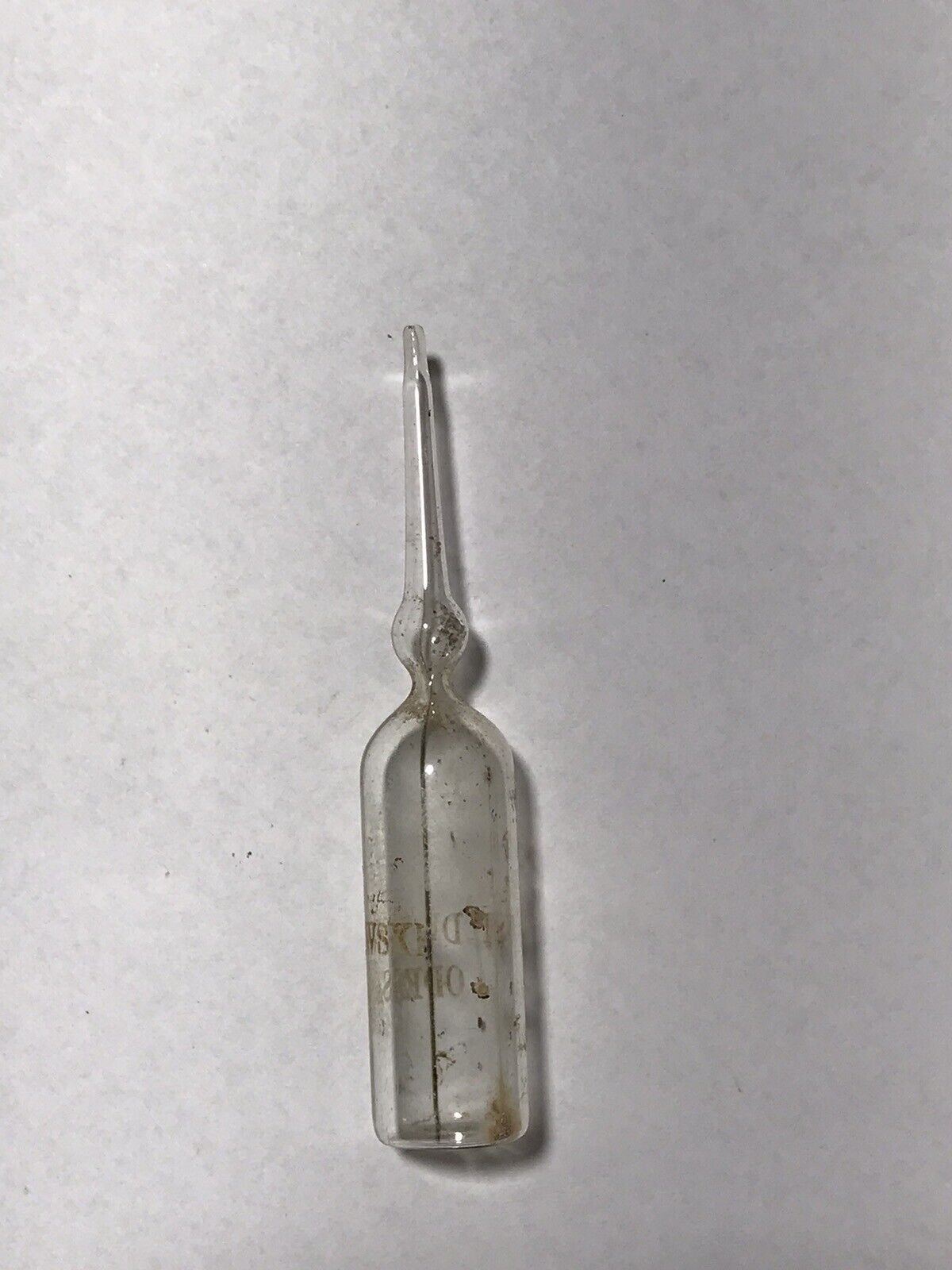 Antique Pharmacy Ampoule INST D_POPOWSKI  ODESSA 1800’s A very rare find