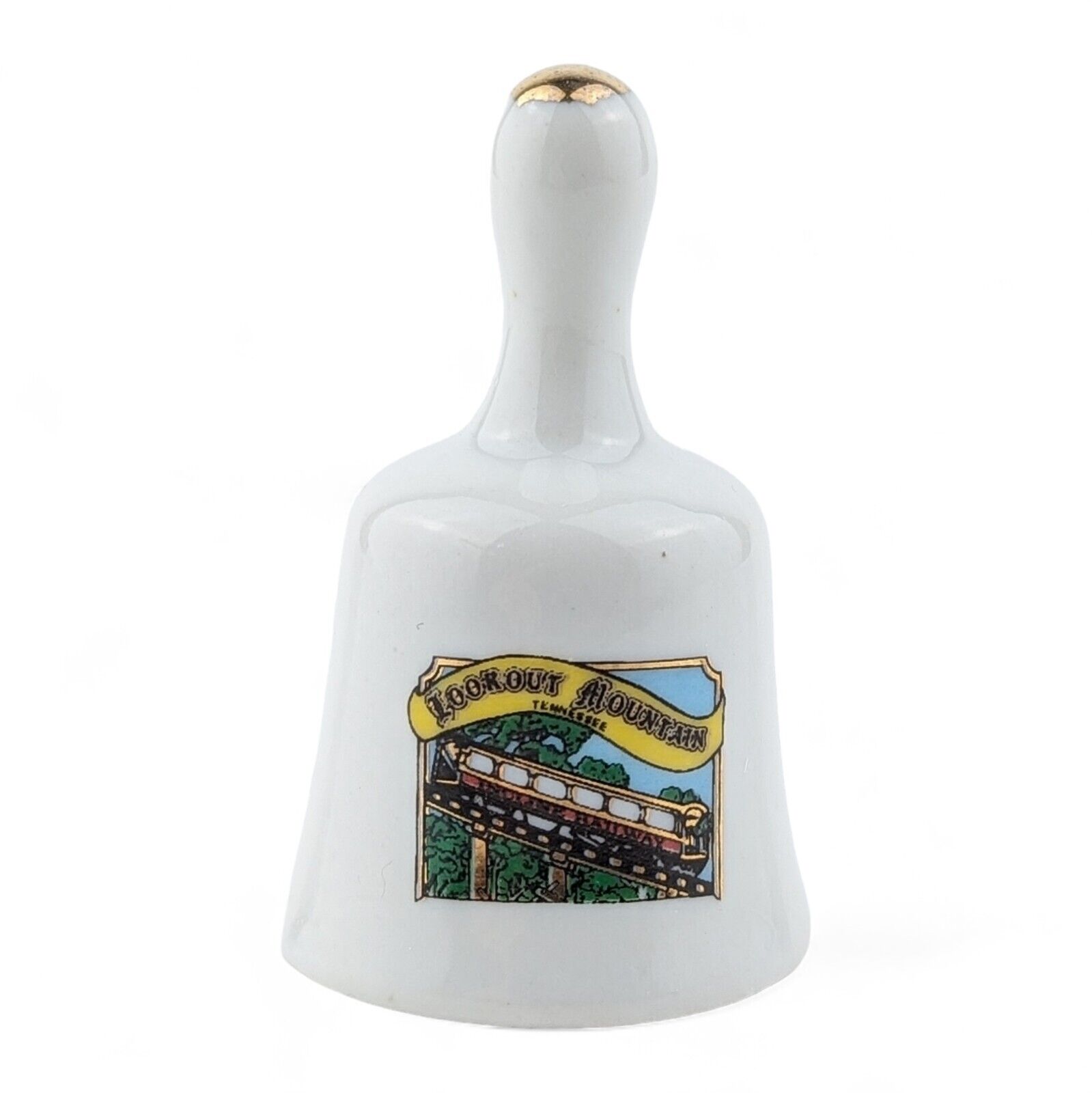 Tennessee Lookout Mountain Miniature Bell State Travel Souvenir Porcelain 2\