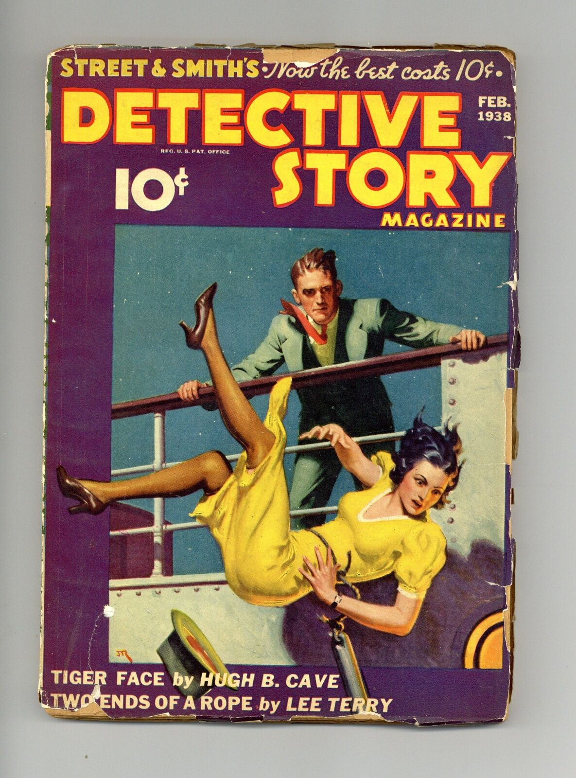 Detective Story Magazine Pulp 1st Series Feb 1 1938 Vol. 155 #4 GD