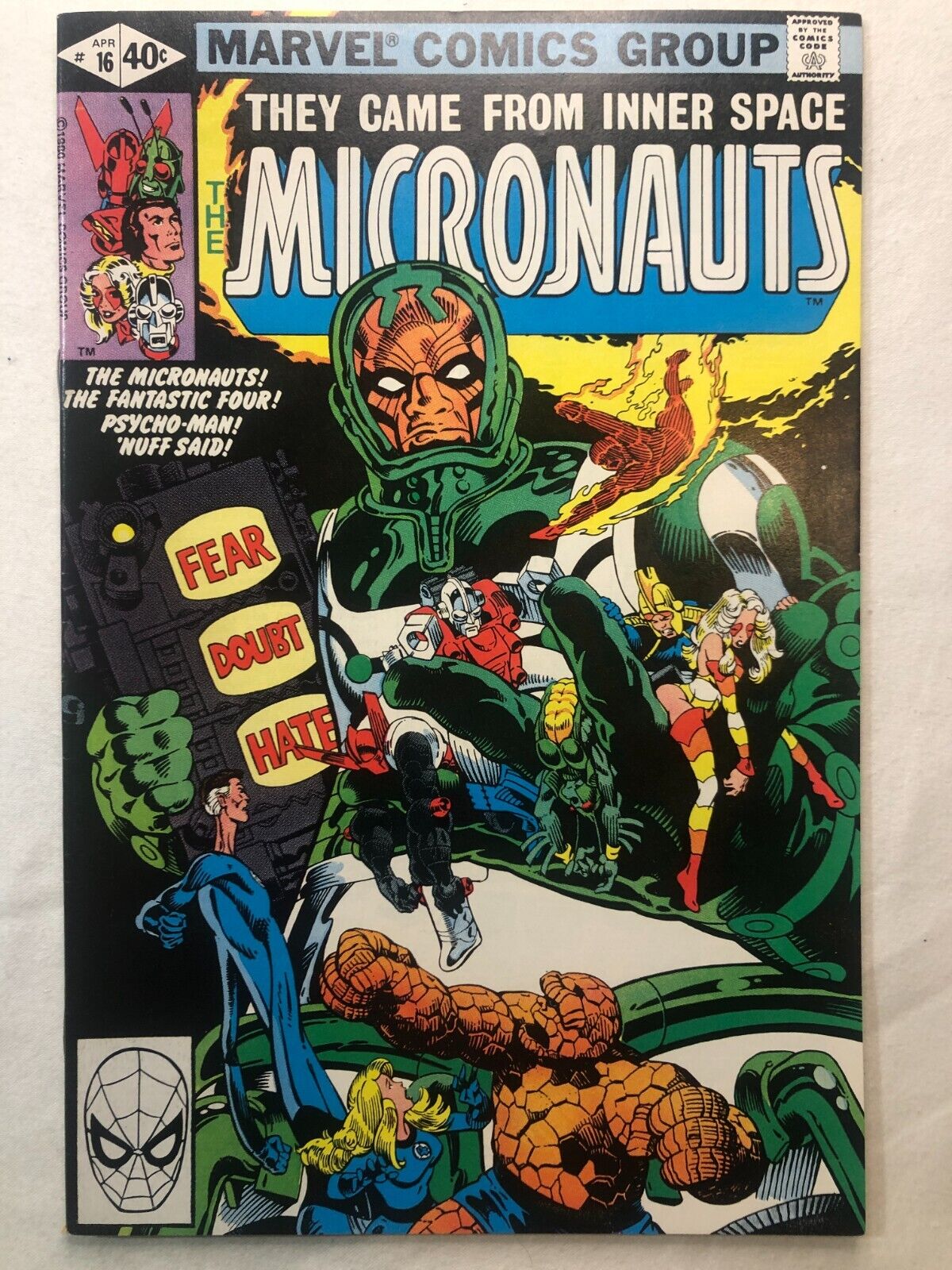Micronauts #16 Apr 1980 Vintage Bronze Age Marvel Comics Pristine Condition
