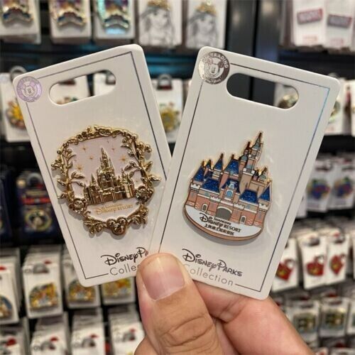 2pcs Disney Pin 2019 Castle Shanghai Disneyland exclusive