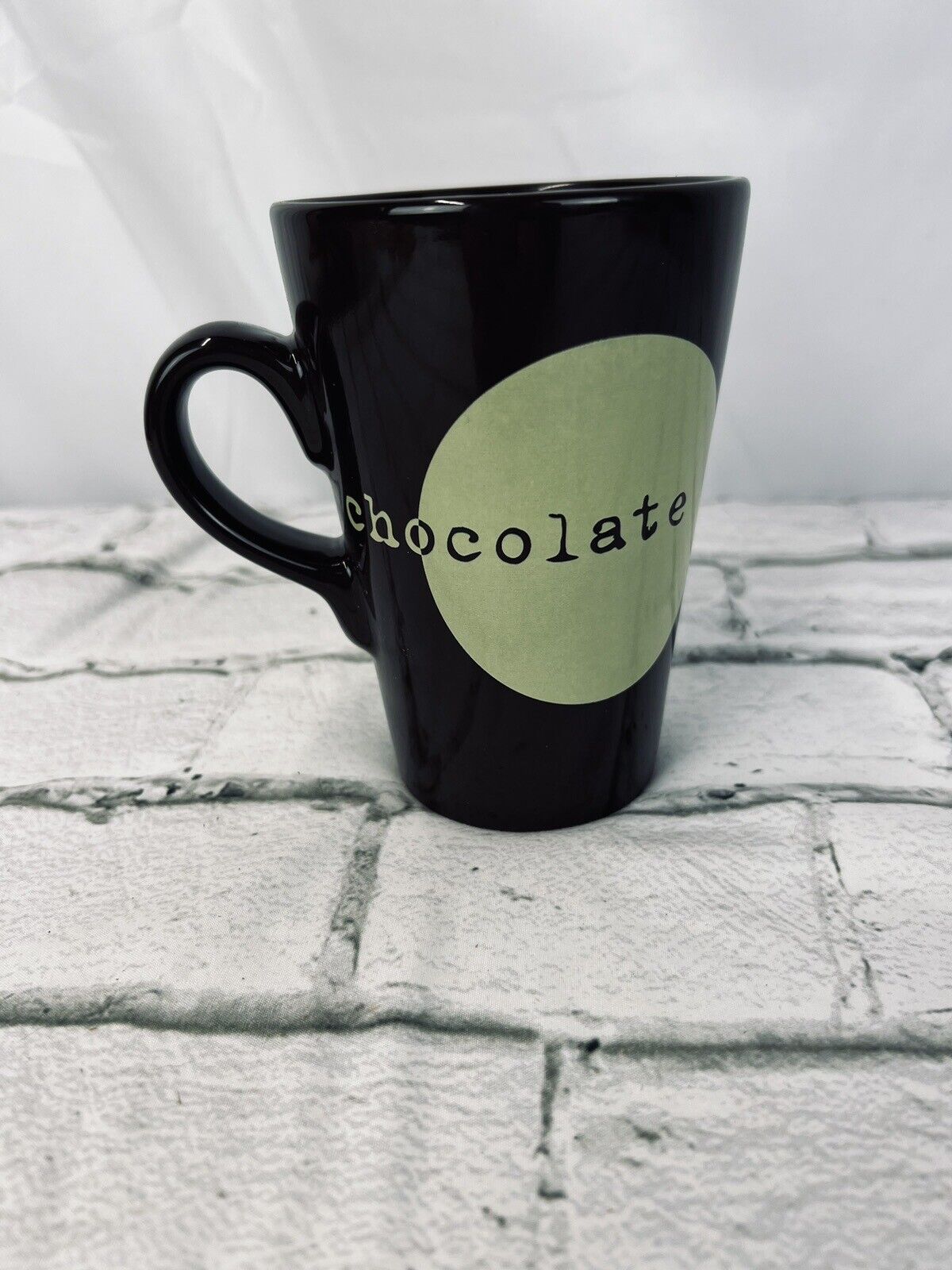 Chocolate Lover\'s Coffee Mug Brown/Olive Green 5.25\