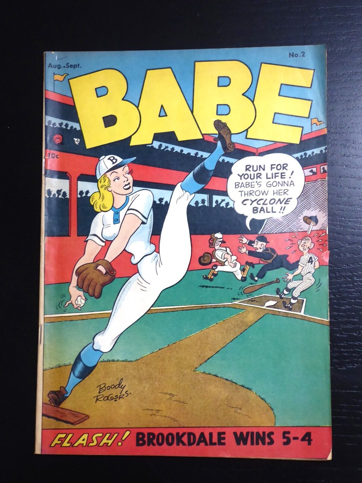 Babe #2, VG August - September 1948, Baseball, Boody Rogers