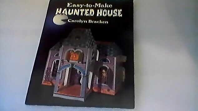Vintage   Haunted House Halloween Centerpiece popup cut & assemble