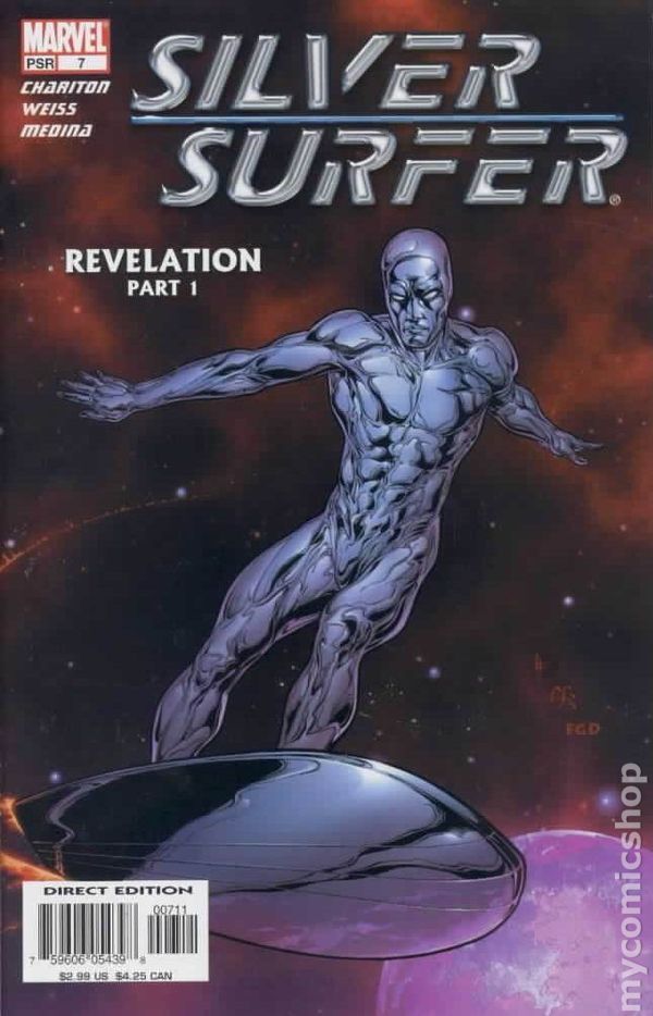 Silver Surfer #7 FN 2004 Stock Image