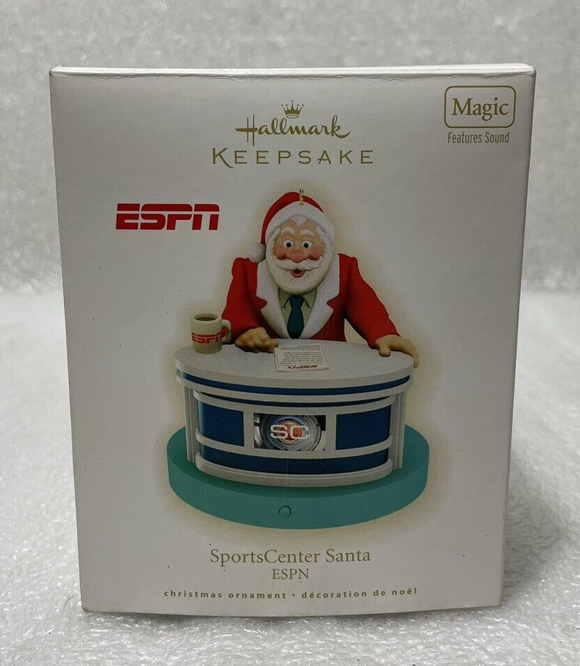 2009 Hallmark Keepsake ~ ESPN SportsCenter Santa ~ Magic Christmas Ornament