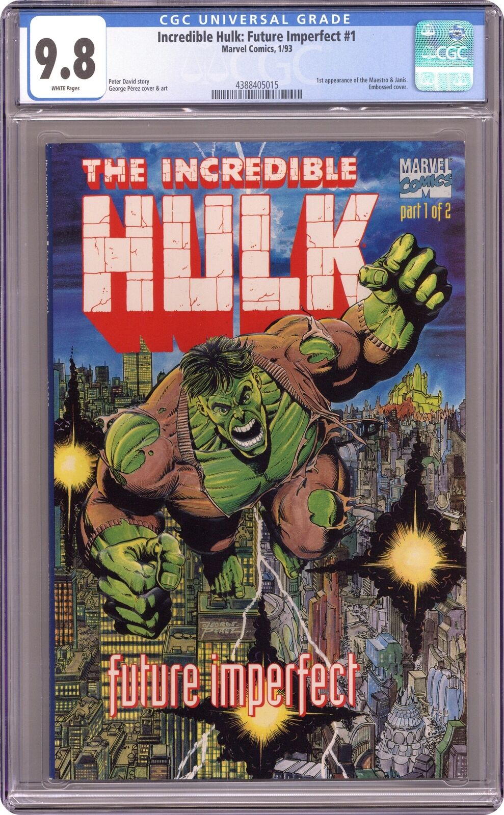 Hulk Future Imperfect #1 CGC 9.8 1992 4388405015 1st app. Maestro