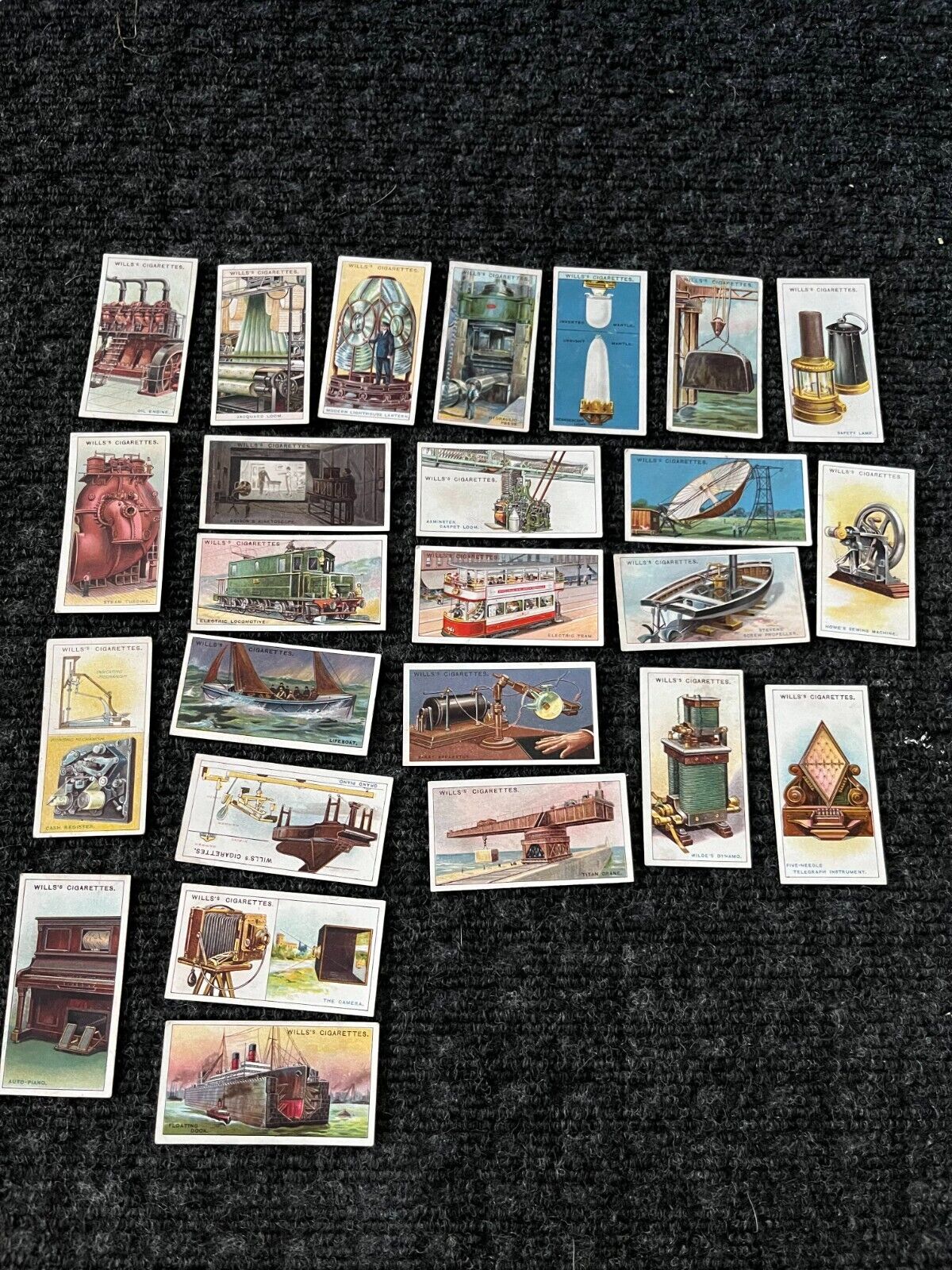 Vintage Wills Trading Cards Tobacco Advertising (Set of 50) 