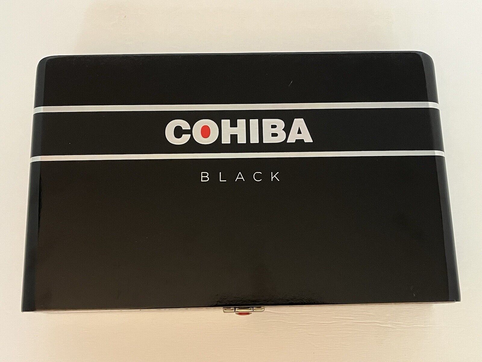 Cohiba Black Supremo Red Dot Empty Wooden Cigar Box 11.75\