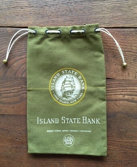 Patchogue Island State Bank Bag