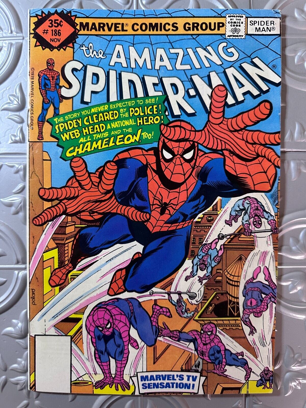 The Amazing Spider-Man #186 (Marvel Comics Nov 1978) the Chameleon