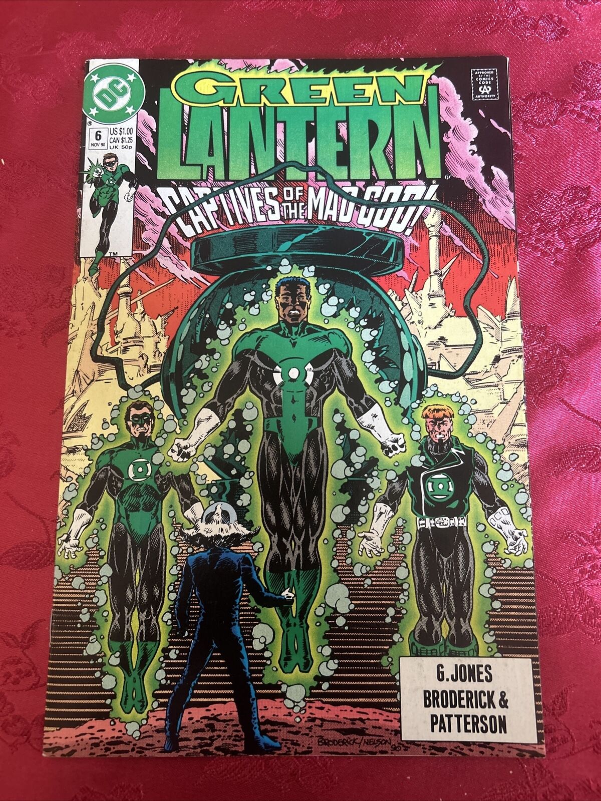 Green Lantern Captives Of The Mad God Nov 1990. No. 6