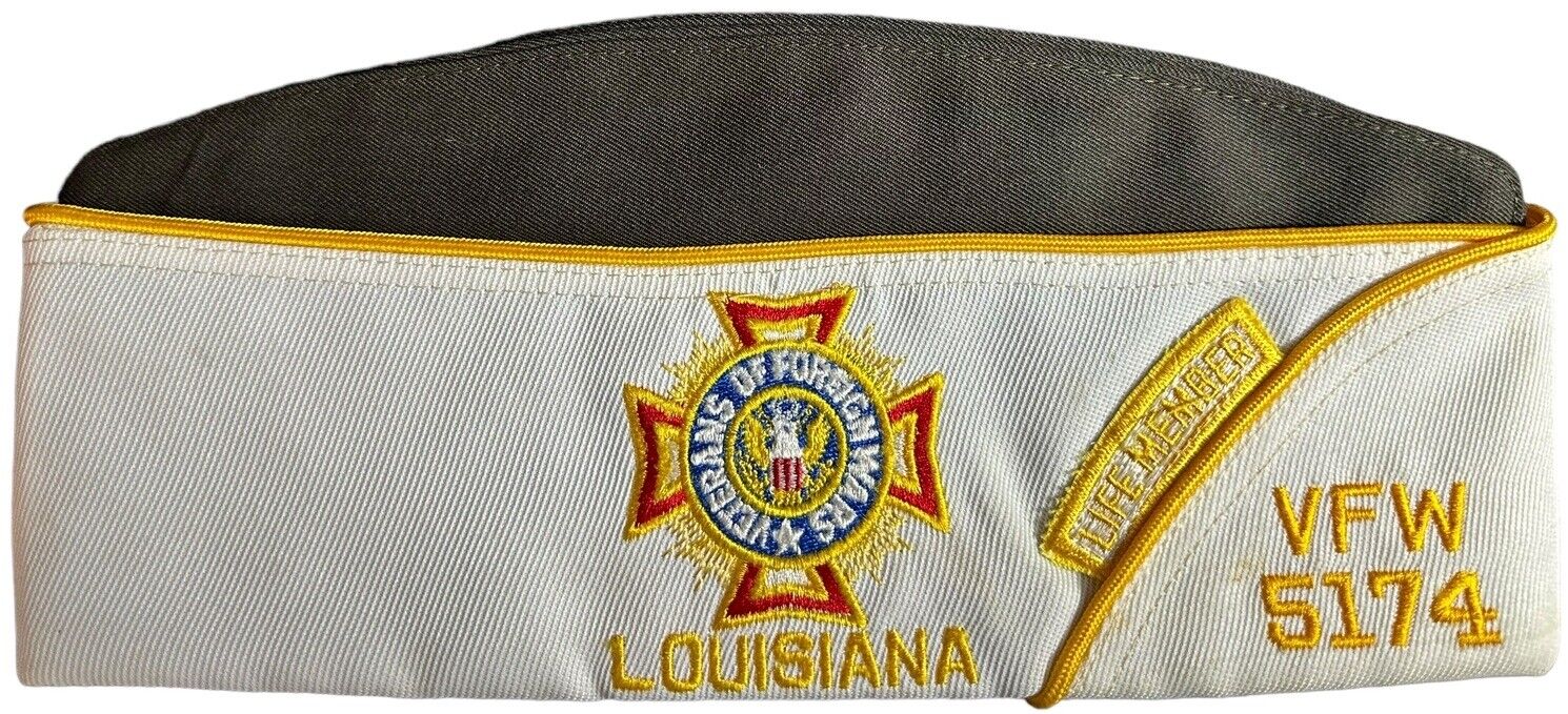 Louisiana VFW 5184 Veterans Of Foreign Wars All State Team Life Member Hat. USA.