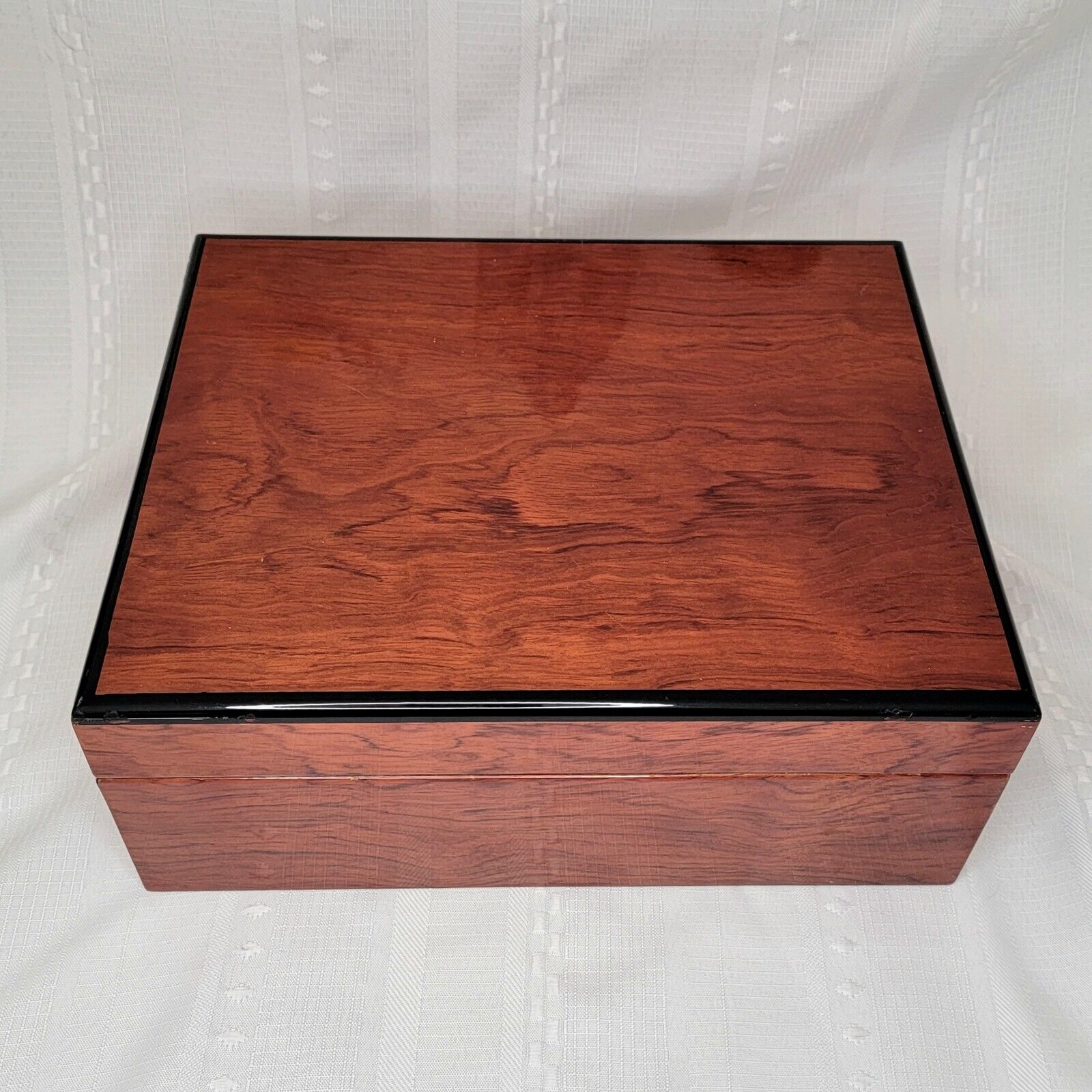 Humidor Box Only High Gloss Raw Wood Inside READ