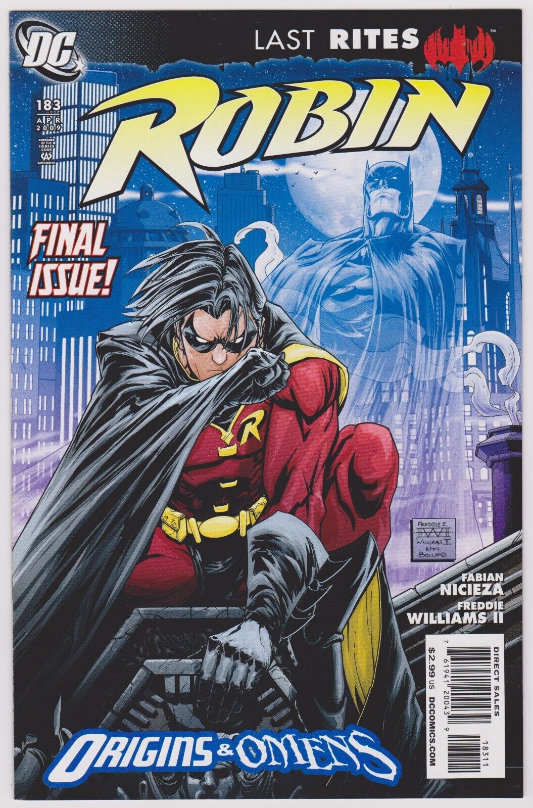Robin #183 DC Comics 2009 Final Issue NM+