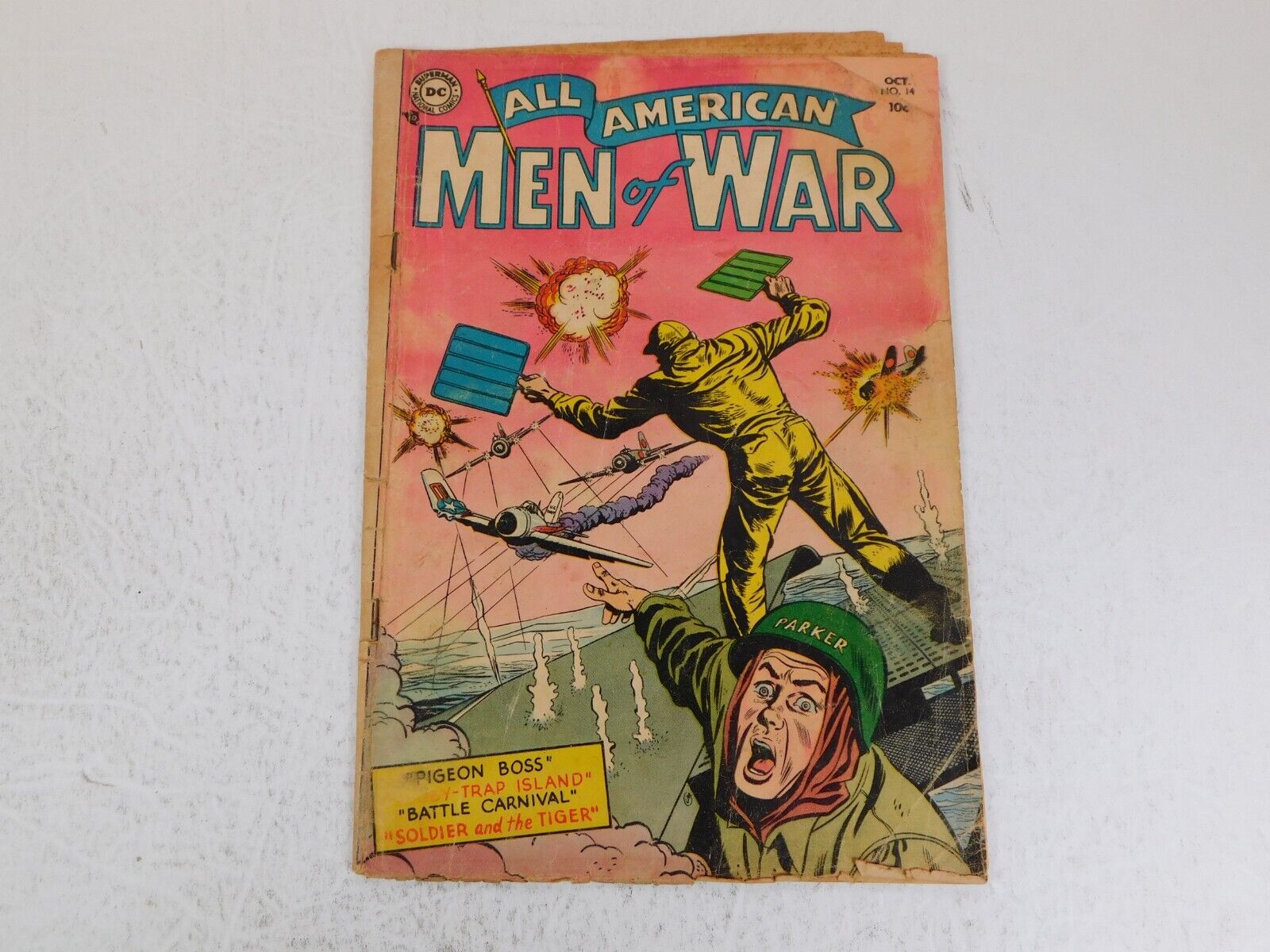All American Men of War #14 FR 1.0  Golden Age Reader (DC Comics 1954)