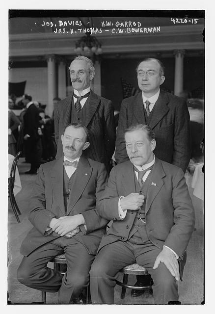 Joseph Davies,H.W. Garrod,James H. Thomas,Charles William Bowerman,1851-1947