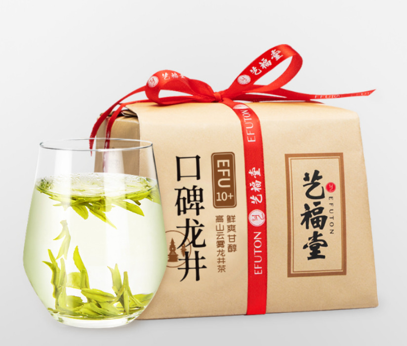 【艺福堂 口碑龙井茶250g】Long Jing Dragon Well Chinese Green Tea Longjing 2024新茶EFU10+明前特级