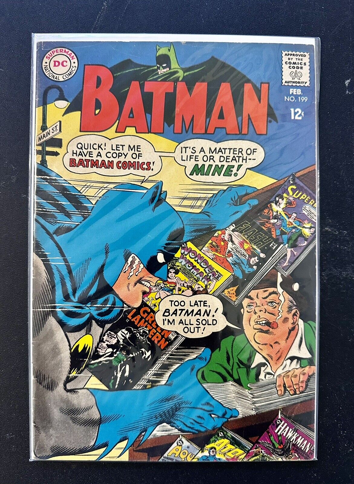 DC Comics - Batman #199 - Silver Age 1968 - Nice Condition - NG