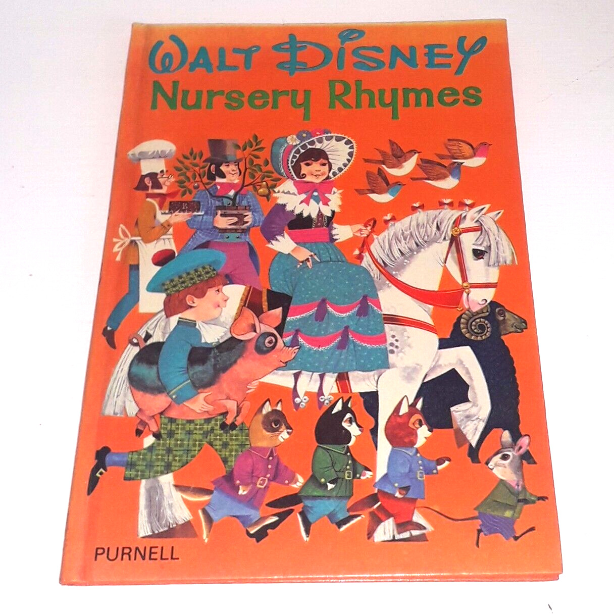 Walt Disney Nursery Rhymes Purnell, London 1973 Hardback Childrens Book