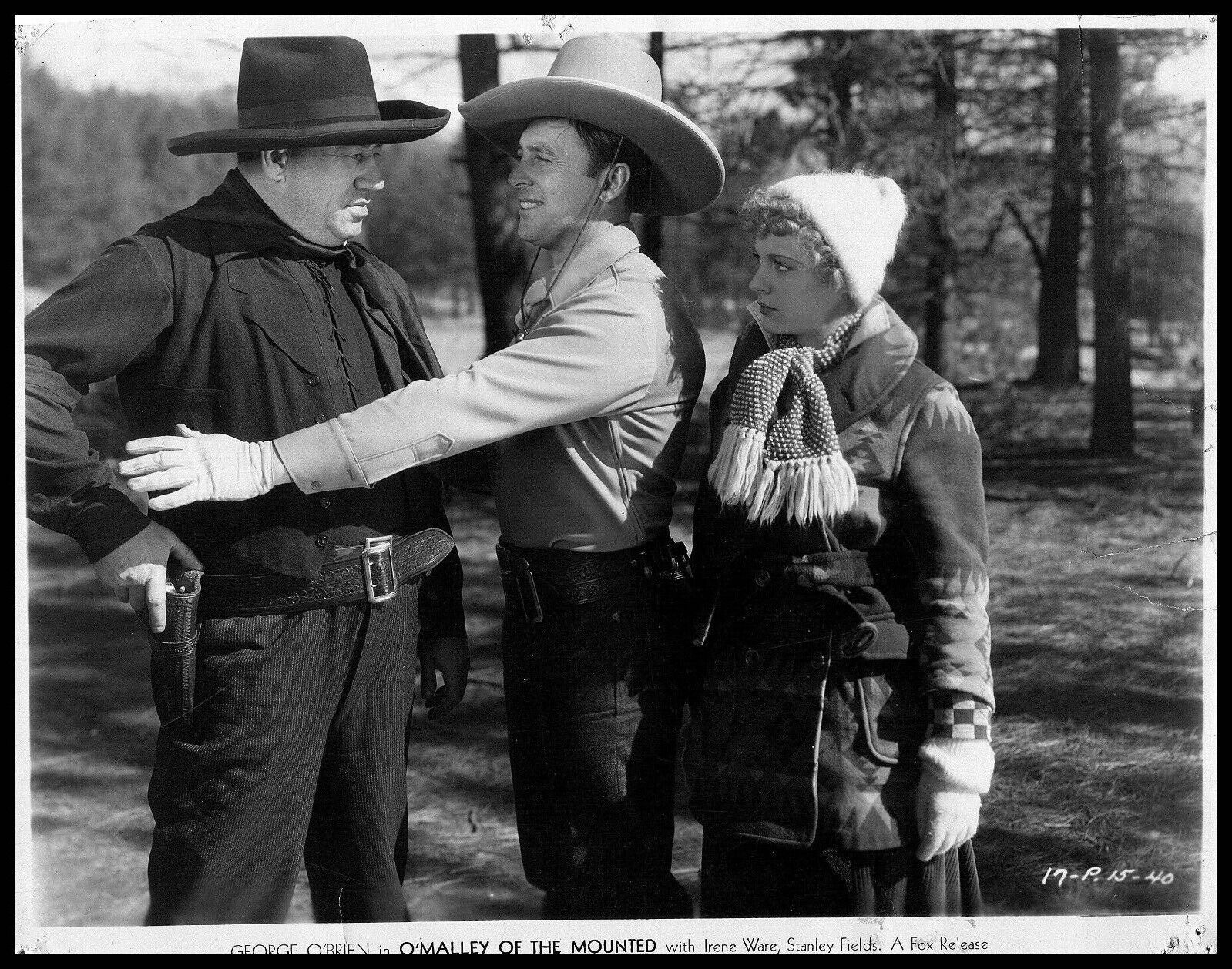 George O\'Brien + Irene Ware in O\'Malley of the Mounted (1936) ORIG PHOTO M 144