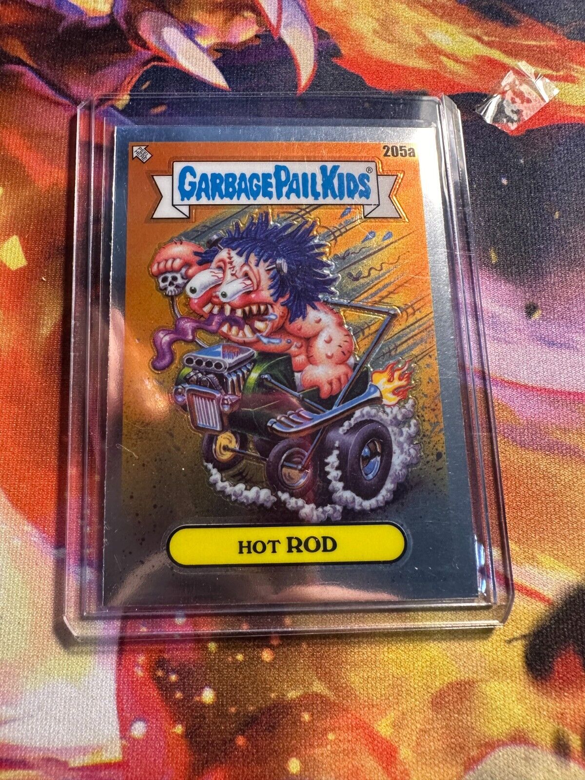 2022 Topps Chrome Garbage Pail Kids Refractor NO. 205a Hot Rod
