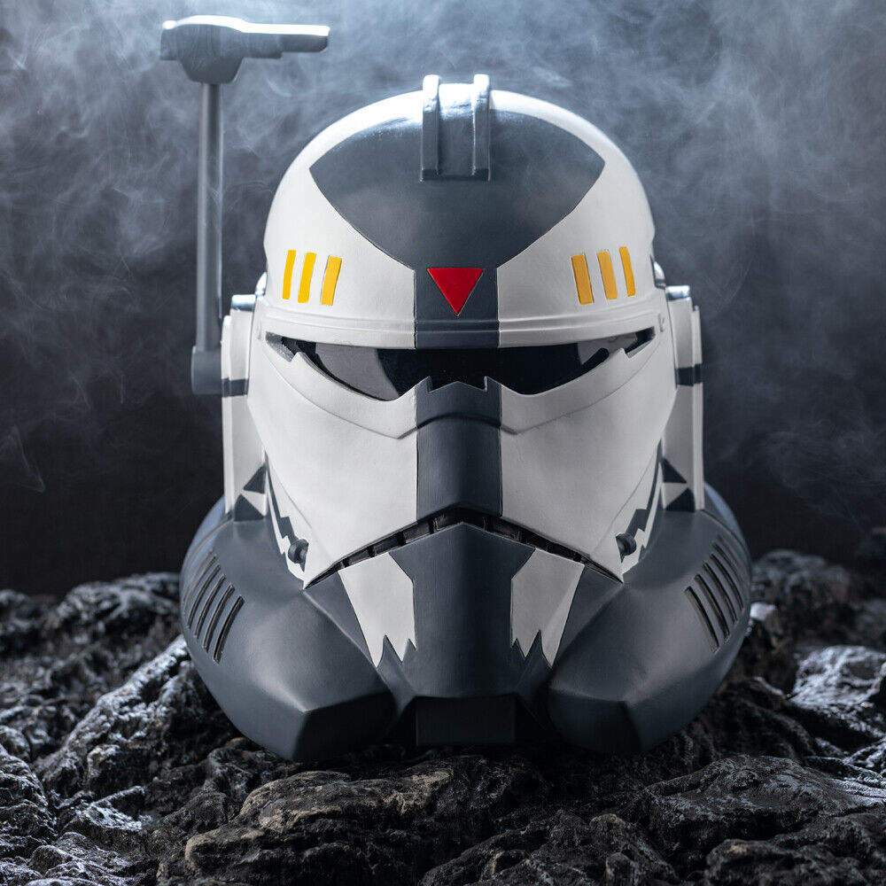 Xcoser 1:1 Star Wars Commander Wolffe Helmet Cosplay Props Resin Replica Xmas