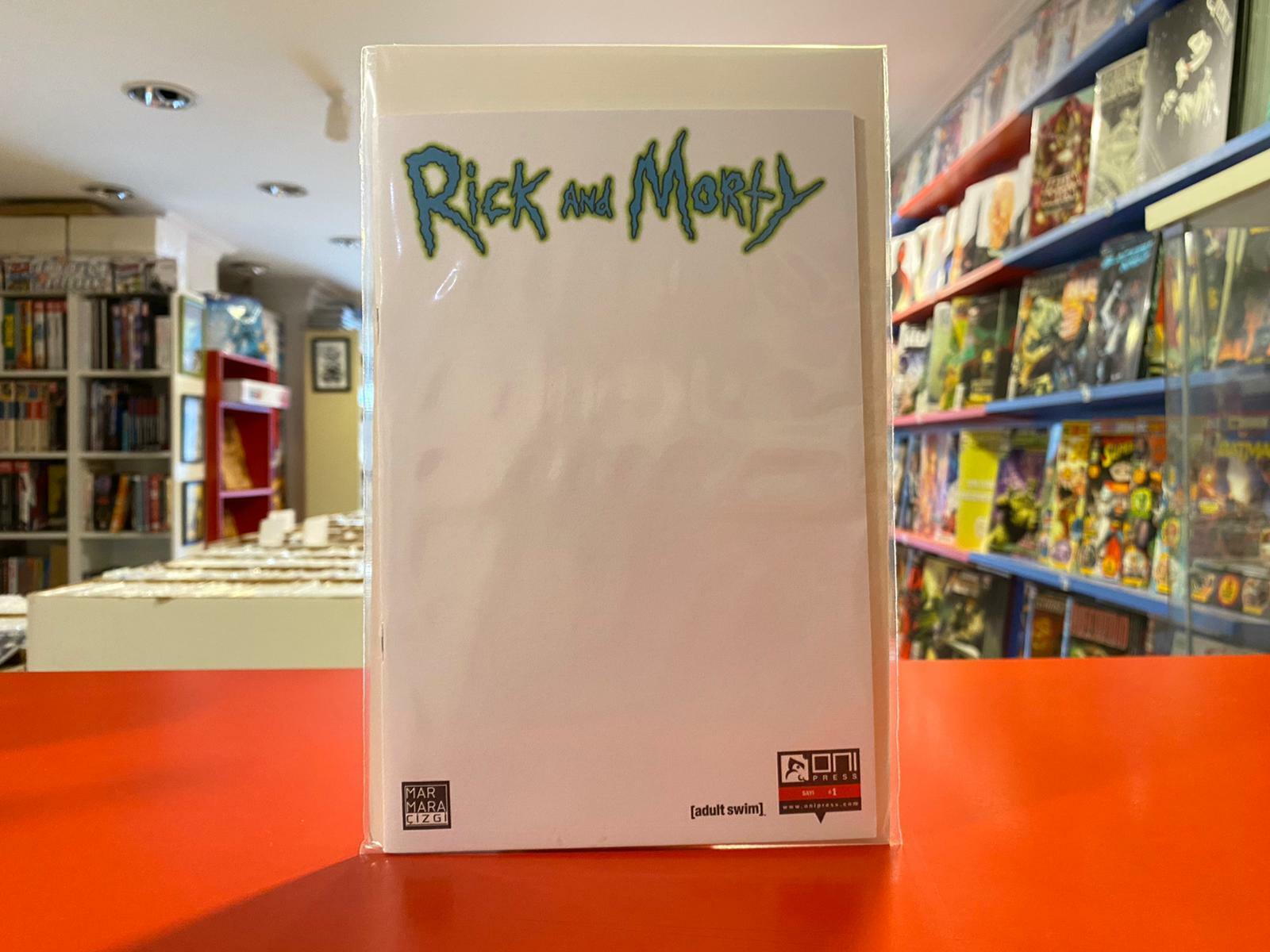 Rick and Morty #1 Turkish Blank Sketch Exclusive Variant