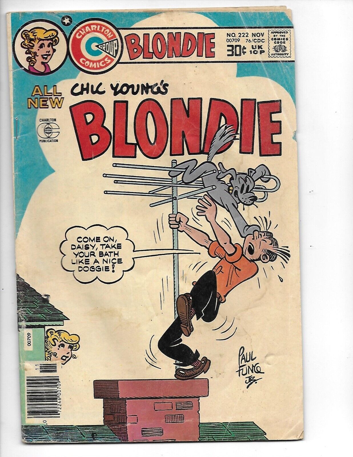 Blondie  #222  last issue of title