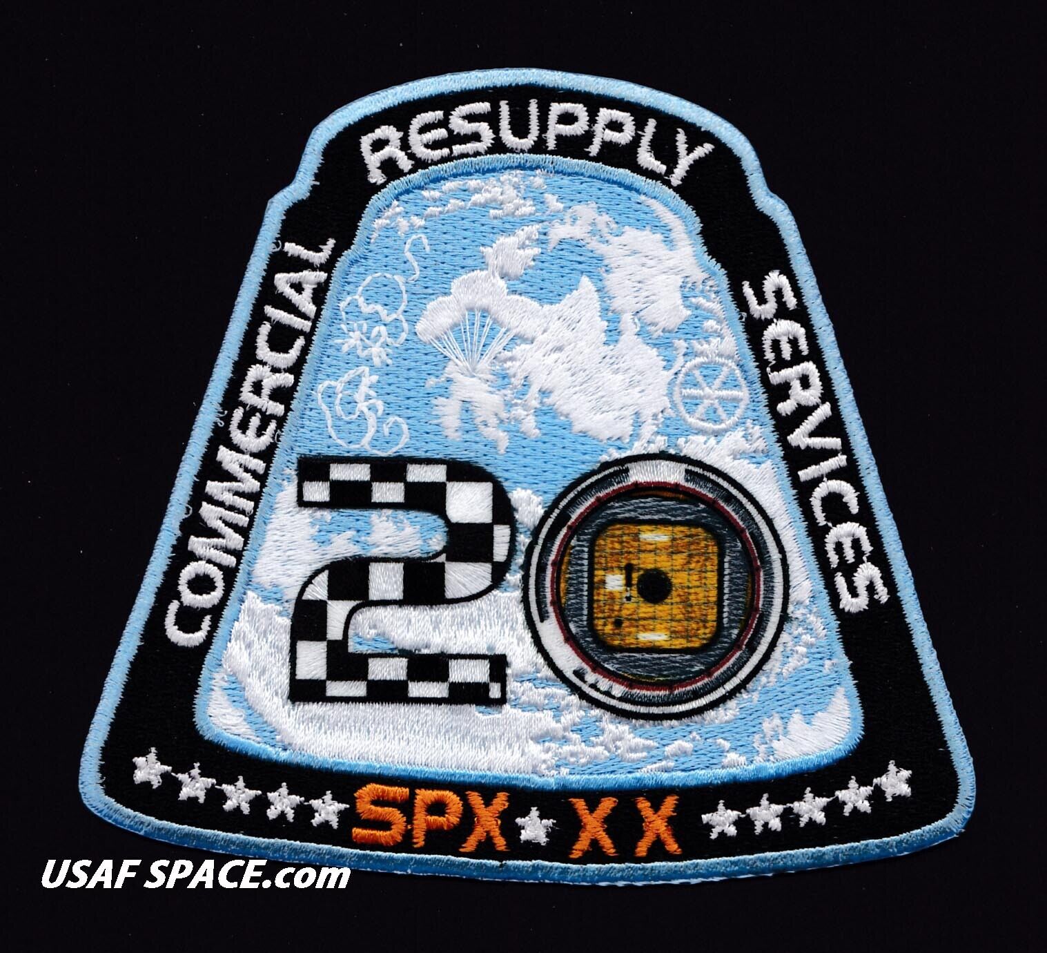 Authentic SPX-20 - SPACEX CRS-20 - NASA COMMERCIAL ISS RESUPPLY AB Emblem PATCH