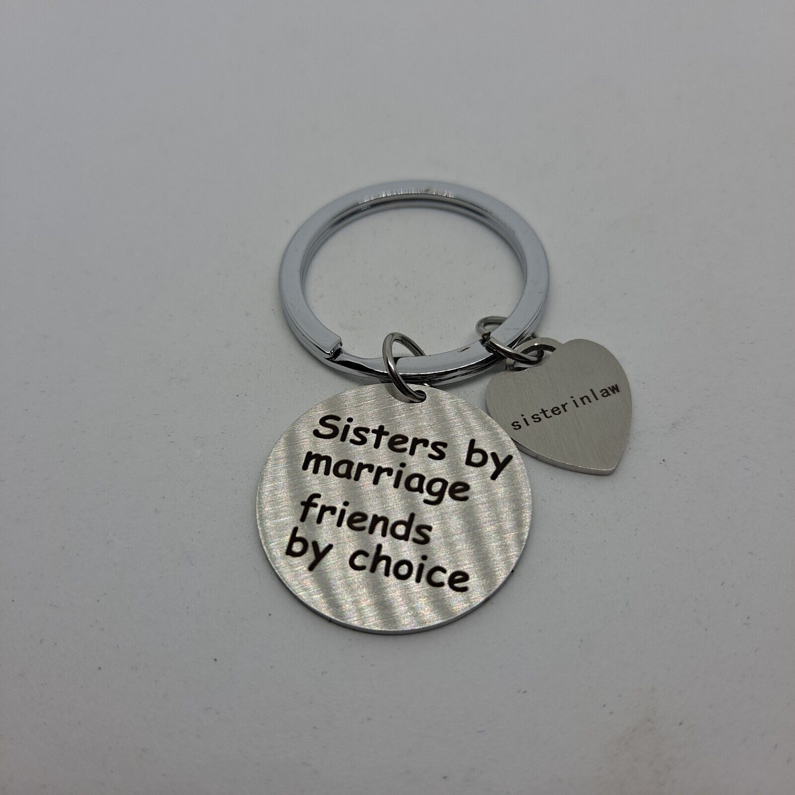 Sister In Law Keychain Gift Metal Keyring