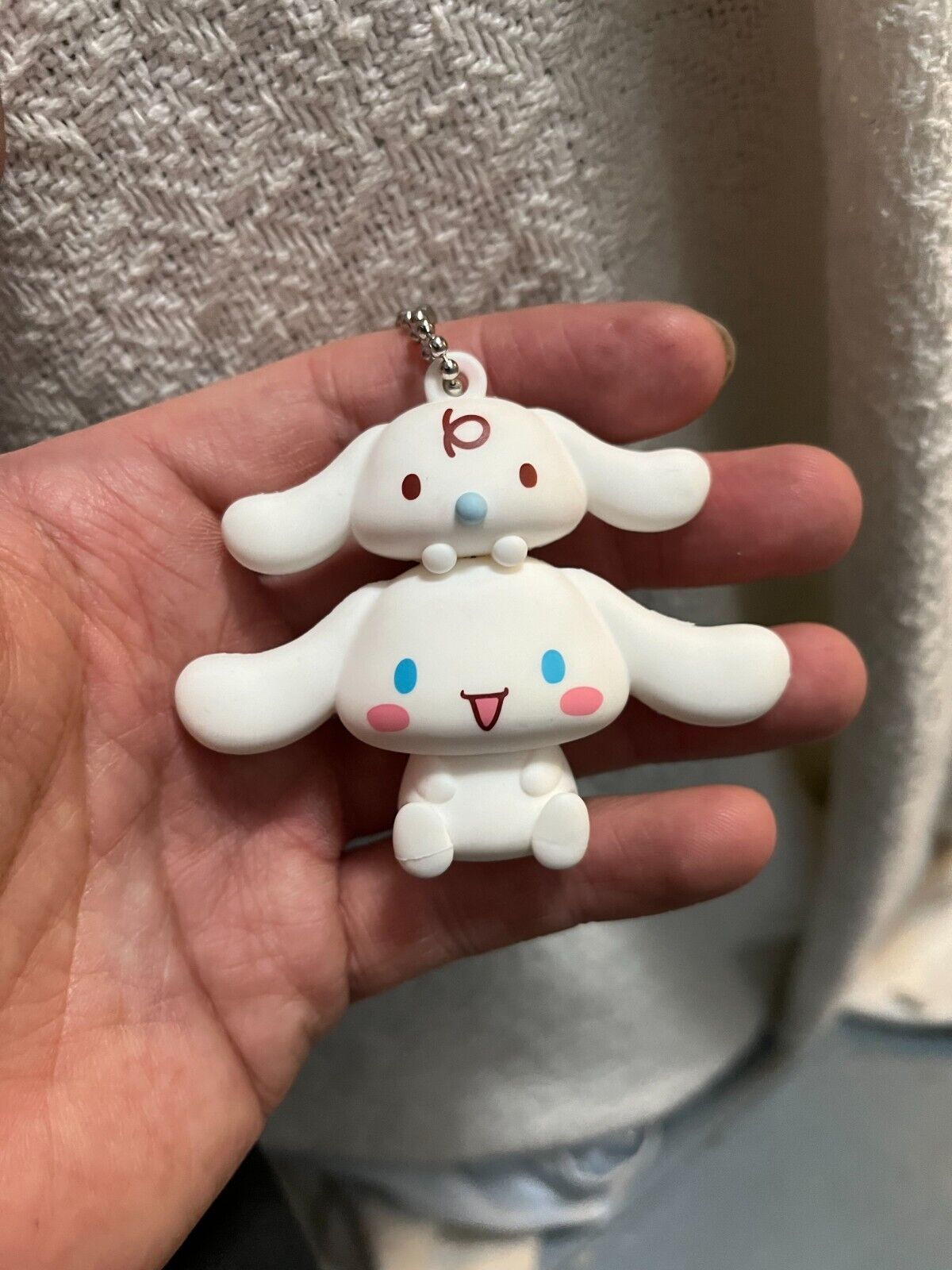 Sanrio Cinnamoroll Milk Miniso Figure Keychain