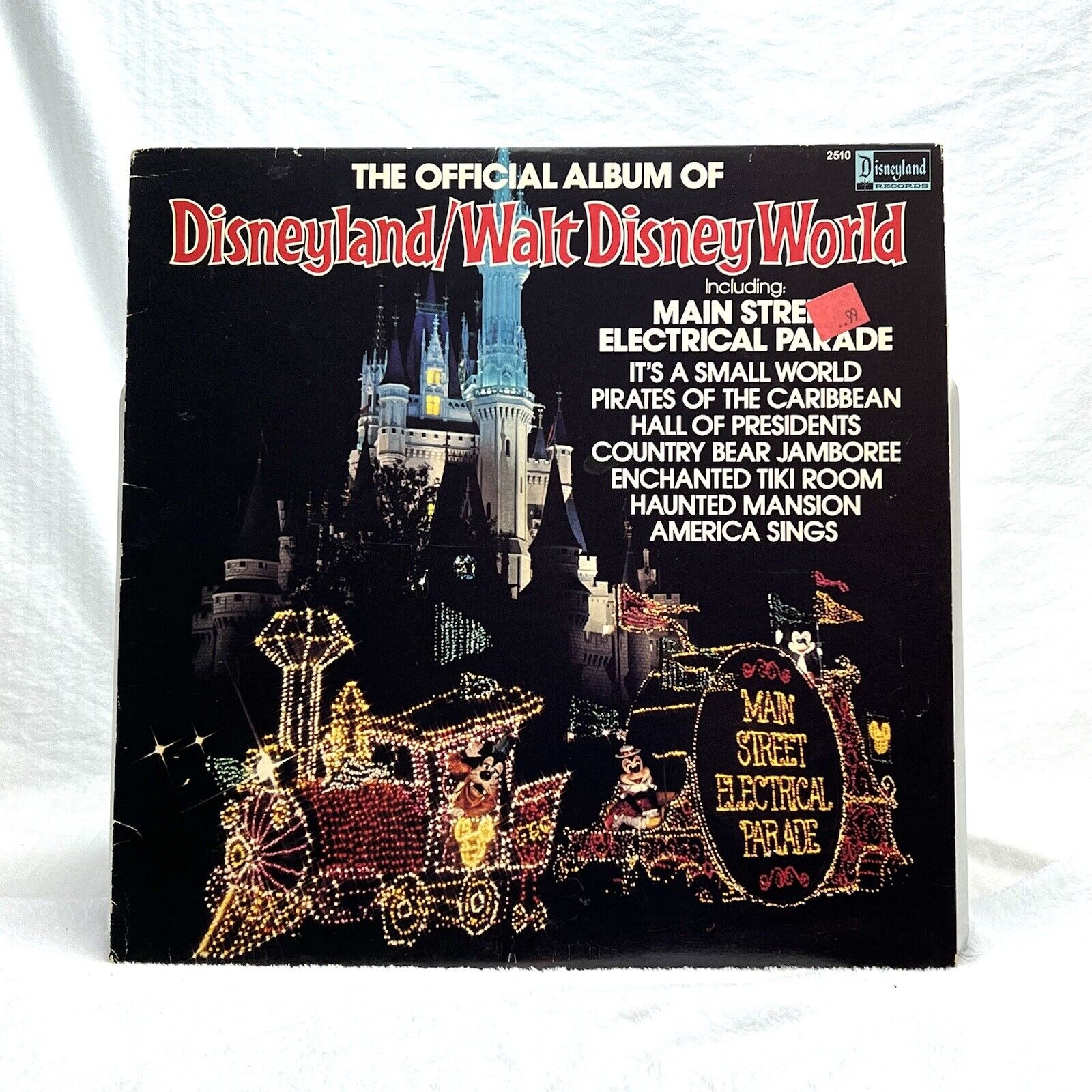 The Official Album Of Disneyland Walt Disney World - Vinyl LP - 1980 - 2510