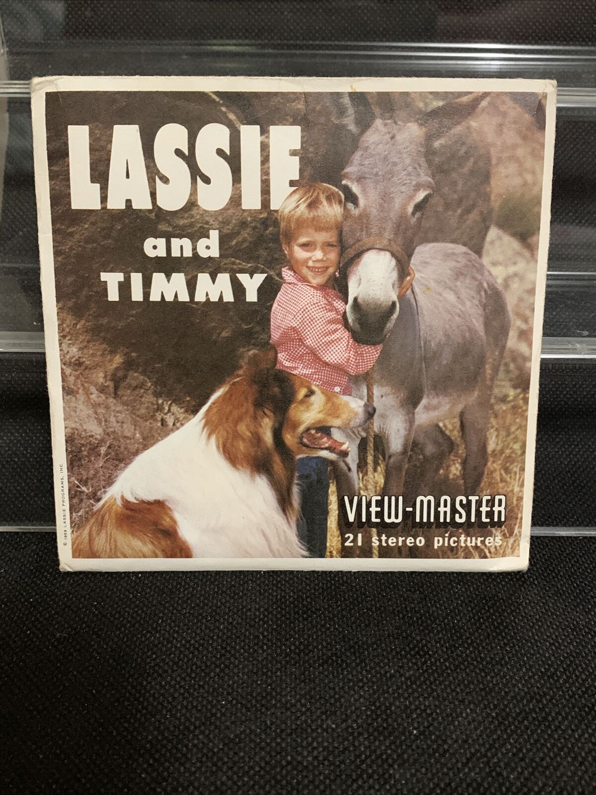Sawyer\'s View-Master #B474  LASSIE AND TIMMY Circa 1959 Issue 1D