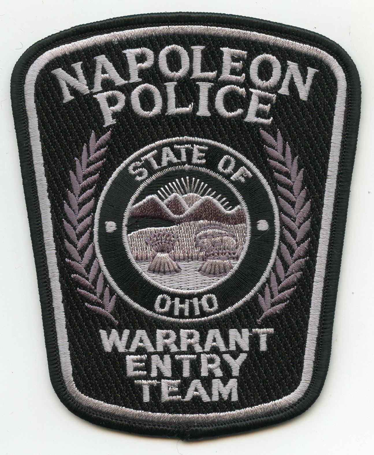 NAPOLEON OHIO OH Warrant Entry Team POLICE PATCH