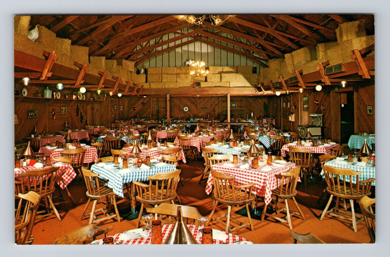 Boulder CO-Colorado, the Hungry Farmer Dining, Interior, Vintage Postcard