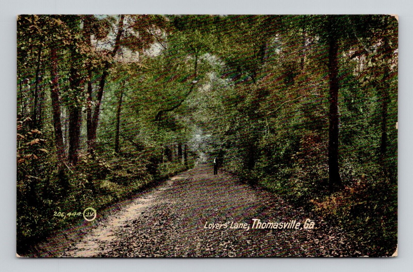 Postcard Lovers Land in Thomasville Georgia GA, Antique L9