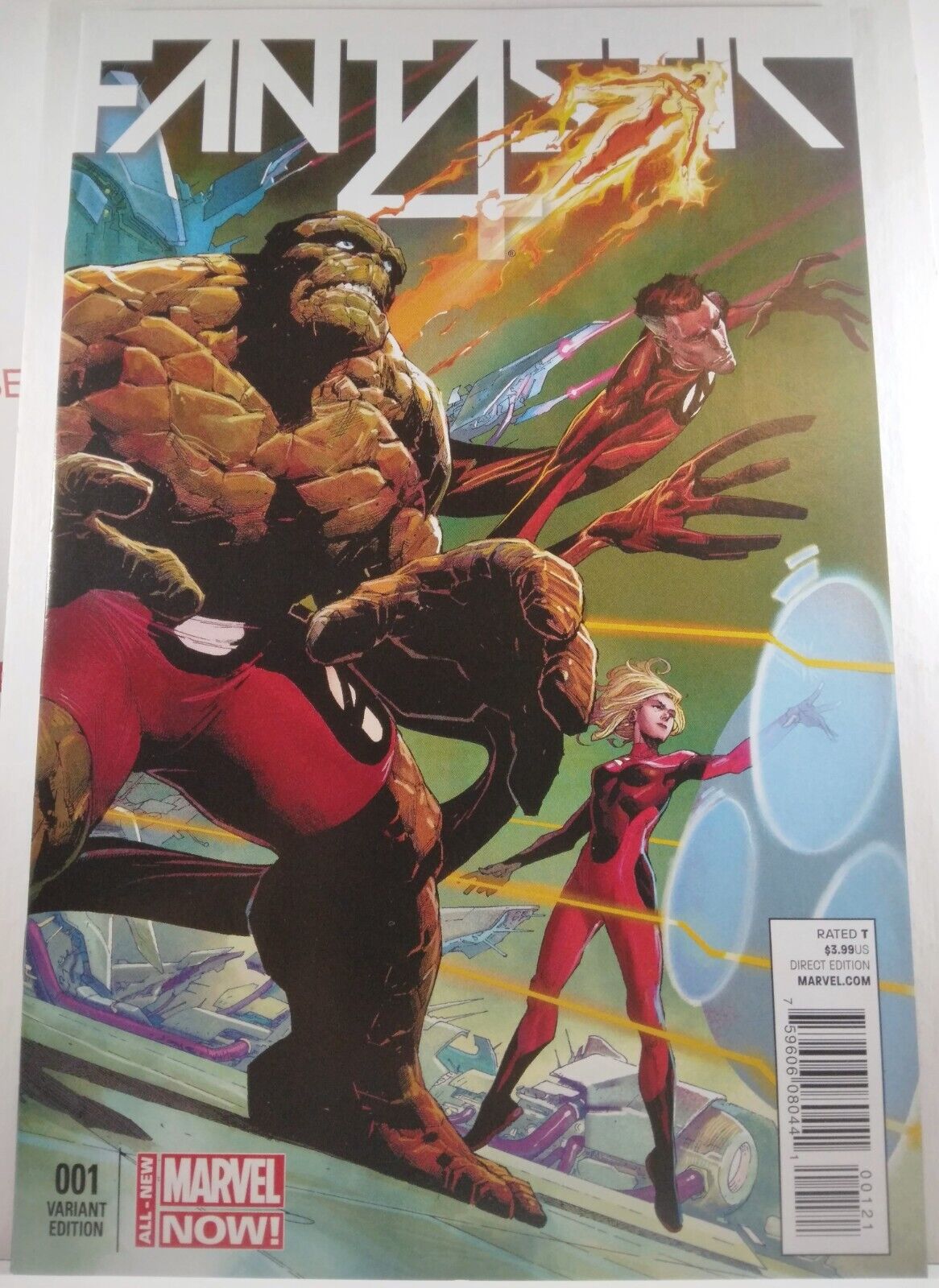 🔥 FANTASTIC FOUR #1 VF/NM 1:50 JEROME OPENA VARIANT B 2014 ALL NEW MARVEL NOW