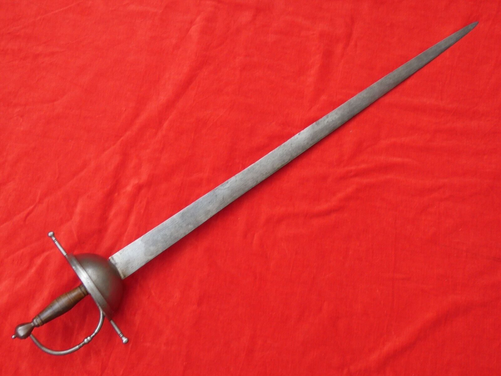 NICE ANTIQUE 17th CENTURY EUROPEAN RAPIER SWORD WIDE BLADE Spanish dagger 1600\'S
