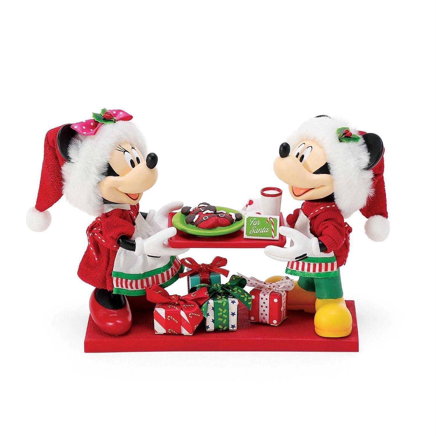 Dept 56 Possible Dreams MICKEY AND MINNIE FRESH BAKED FOR SANTA 6010204 Disney