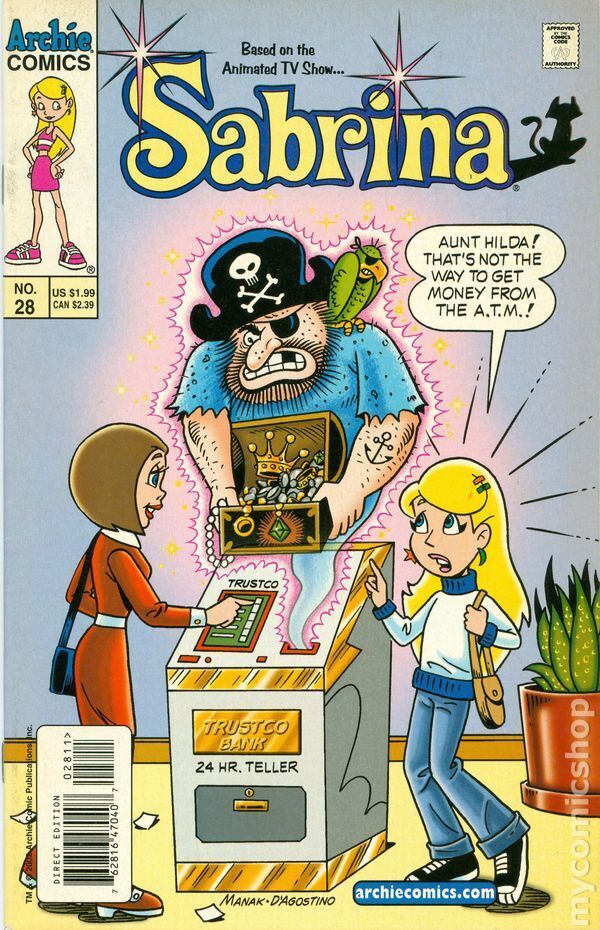 Sabrina the Teenage Witch #28 VG 2002 Stock Image Low Grade