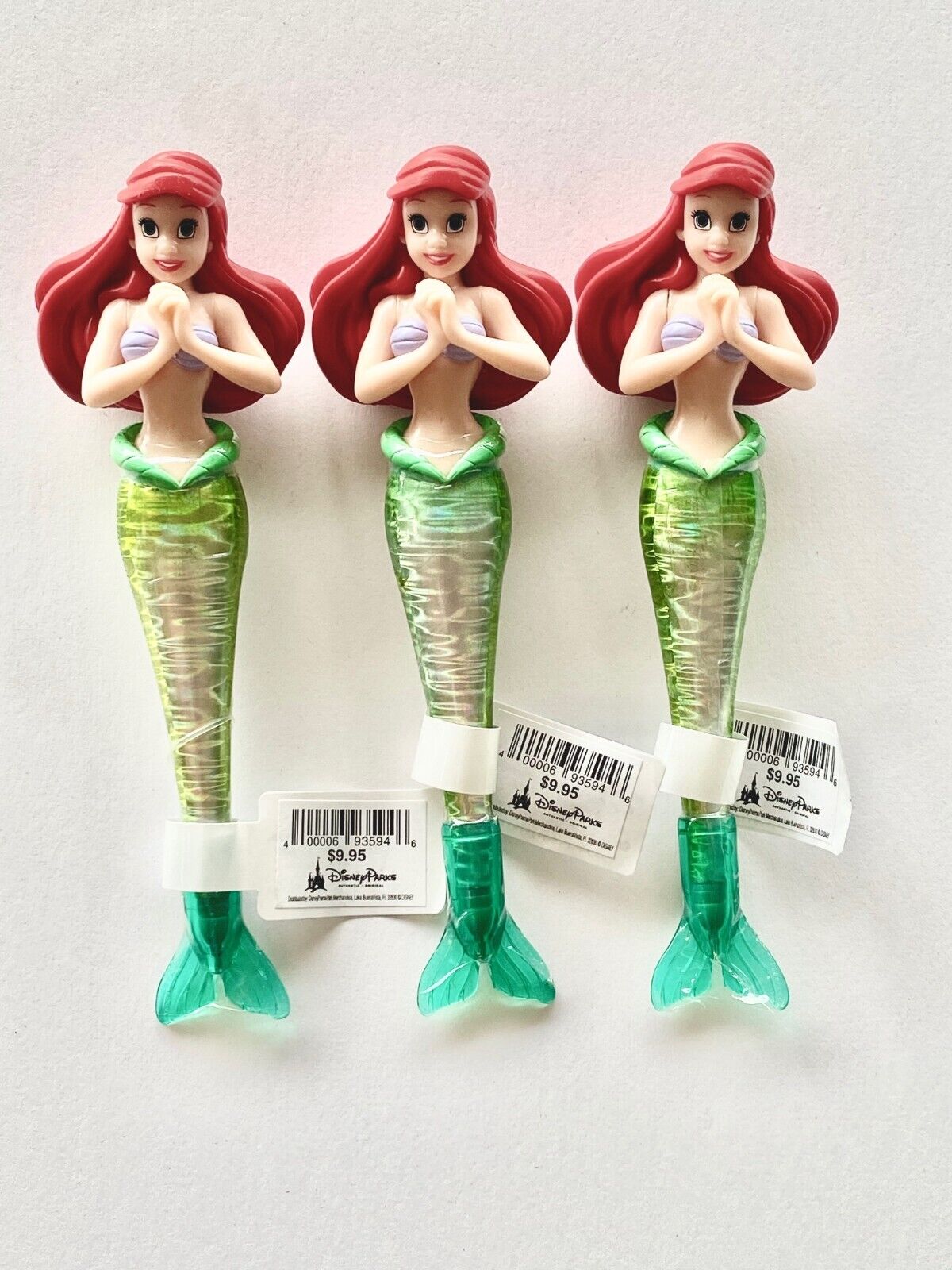 Disney Ariel Little Mermaid Figurine Pen ( PACK OF 3)