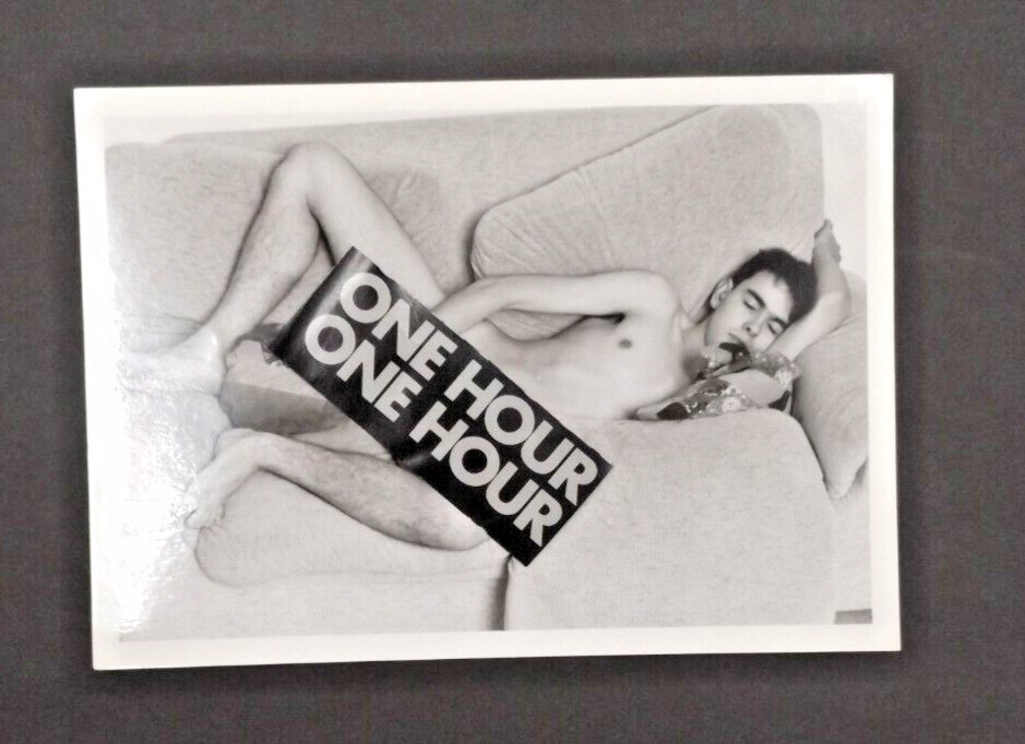 Cir 1970s Nude Male Vintage Mature Photo Art Gay Interest Black White  7\