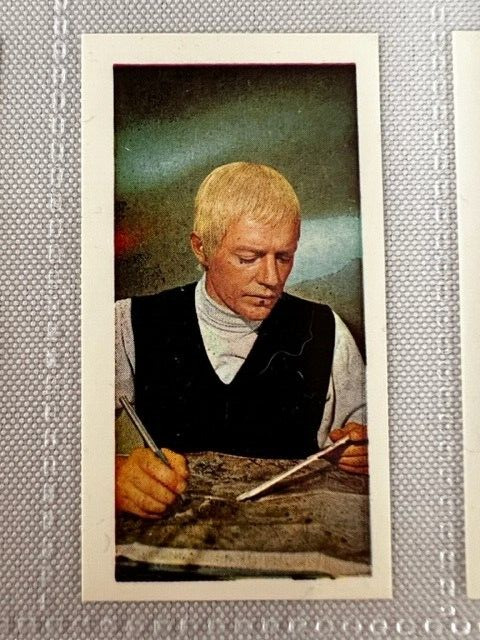 U.F.O. 1970 British TV series original 2.5x1.75 inch #68 Ed Bishop Straker card