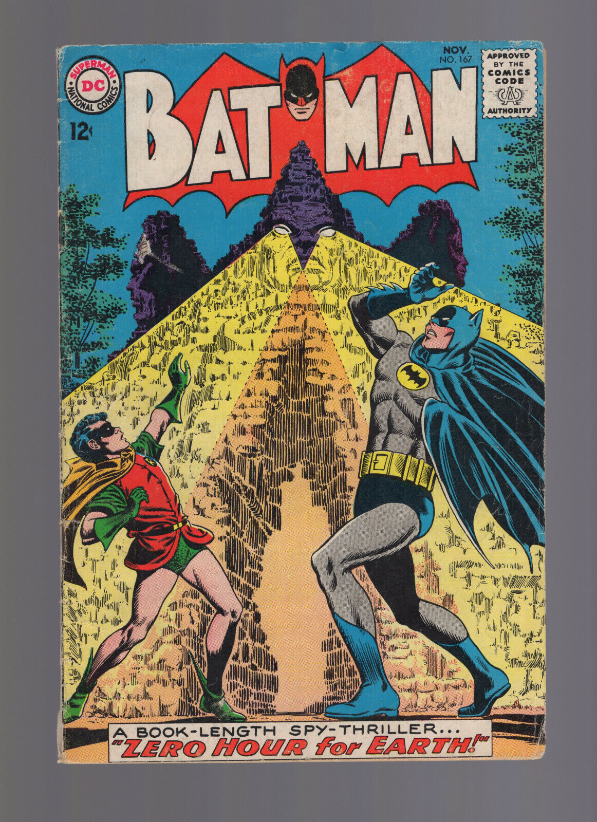 Batman #167 - DC Comics 1964 - Sheldon Moldoff Artwork - Lower Grade