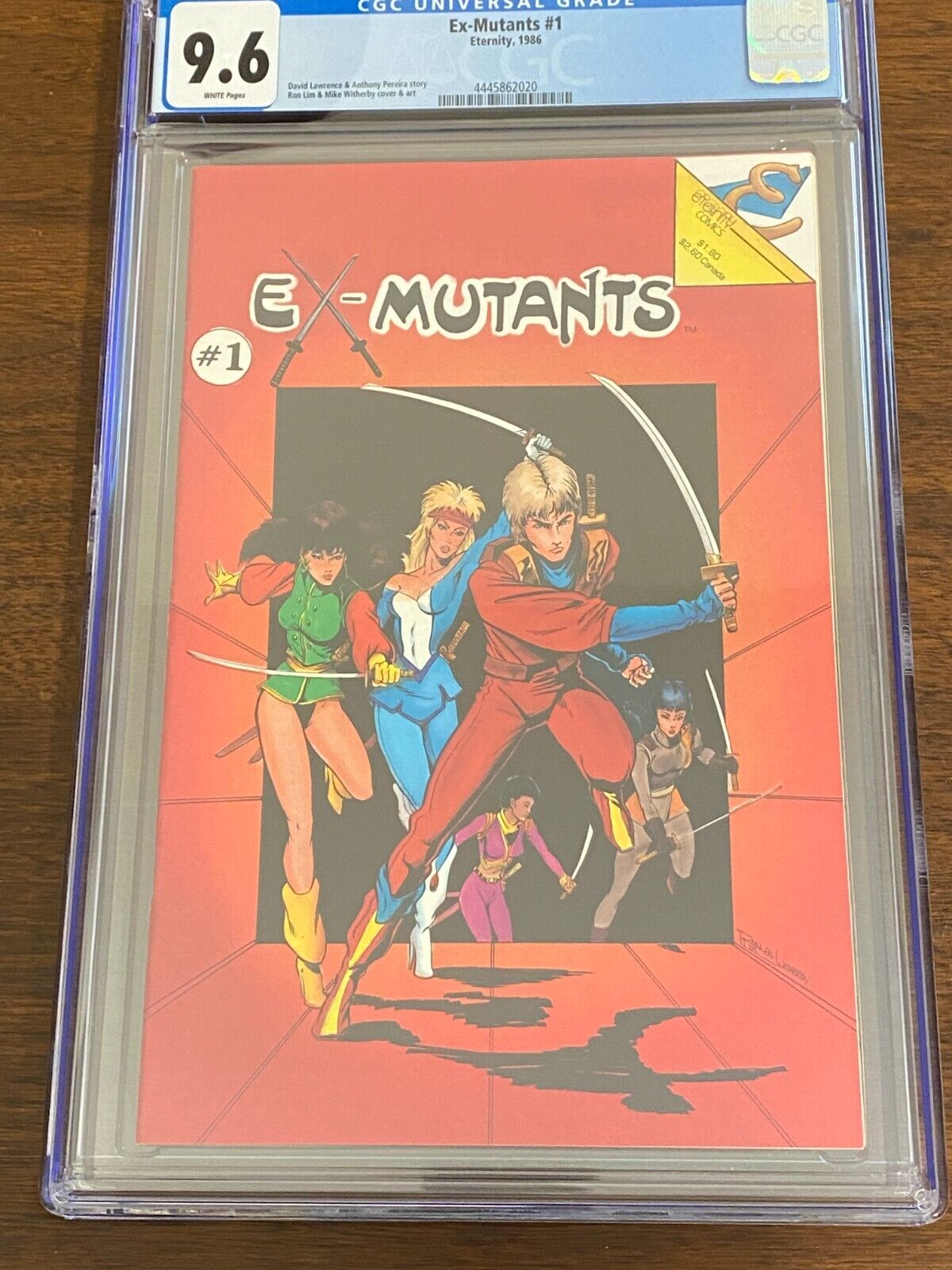 Ex-Mutants #1 1986 CGC 9.6 Newly Graded