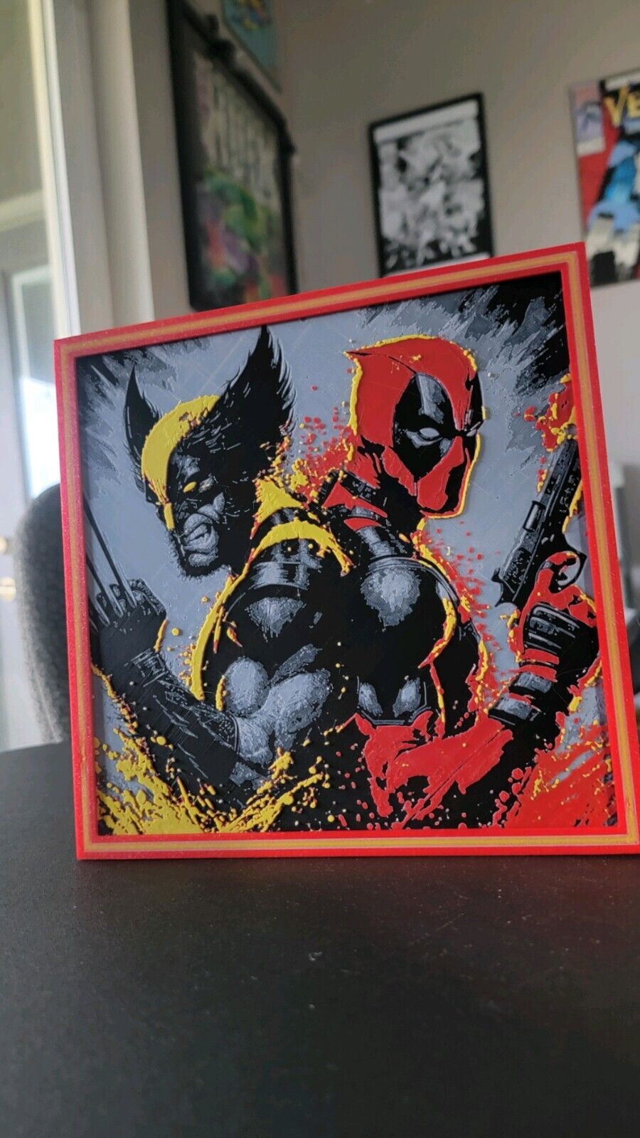 Wolverine and Deadpool Framed Wall Art